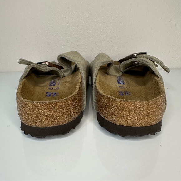 Birkenstock Taupe Suede Buckle Sandals main image 13